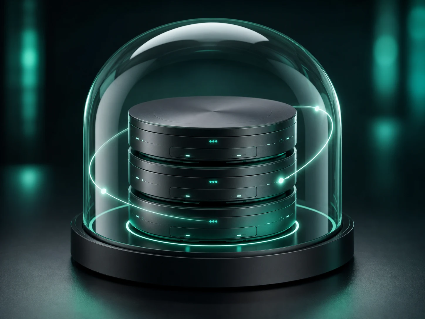 Sleek hosting infrastructure — conceptual illustration